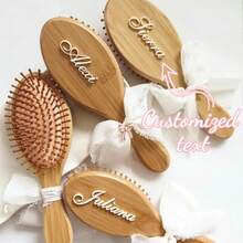 1 件定制发刷和梳子，新娘、伴娘派对礼物，甜蜜生日派对礼物 - 彩色 - 查看 3