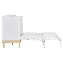 MERAX Queen Size Murphy Bed, White - 白色 - 查看 7