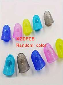 5pcs 5 Sizes Multifunctional Breathable Protective Finger Sleeve, Finger Guards - Multicolor - View 10