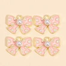 6 piezas de encantos de mariposa de esmalte de aleación lindos, accesorios para hacer joyería para mujeres DIY para aretes, pulseras y collares