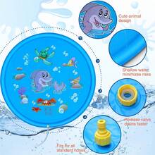1pc Outdoor Water Spray Mat/Lawn Water Sprinkler, Interactive Outdoor Fun For Adults & Kids, Summer Cooling Toy