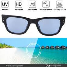 新款时尚复古大框彩色简约太阳镜女士户外防晒眼镜 UV400 遮阳外出装备户外海滩海边度假礼物送给家人和朋友