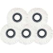 1PC Mop Head Rotating Cotton Pads Replacement Cloth Spin For Wash Floor Round Squeeze Rag Cleaning Tools Household Microfiber - 1PC - 查看 2