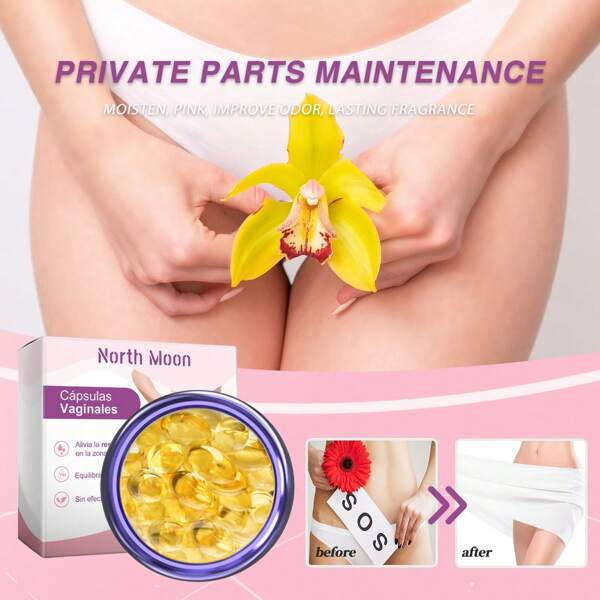 Intimate Serum Capsules, Moisturizing & Tightening, Continuously Hydrating & Nourishing, Brightening & Firming, Improving Dullness & Sagging, Regain Youthful Skin