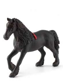 仿真马模型，包括弗里斯兰母马、克莱兹代尔马、卢西塔诺马、小马驹、装饰展示玩具