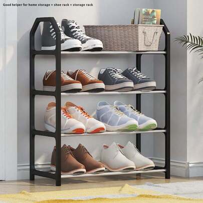 pokemon 1 pièce petit meuble à chaussures, rangement à chaussures compact pour entrée, dortoir, balcon, appartement locatif, à un seul niveau