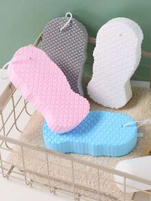 6/4/1pcs - Magic Exfoliating Bath Sponge - Ultra Soft Exfoliating Bath Sponge - Removes Dead Skin And Body Impurities - Suitable For Adults And Children, Reusable - Multicolor - View 4