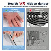 Anti-Mosquito Window Screen For Baby Room – Self-Adhesive Mesh Curtain To Keep Bugs Away, Insect Net For Nursery & Indoor Use, Easy To Install Fly Net For Home Window Protection - Multicolor - View 8