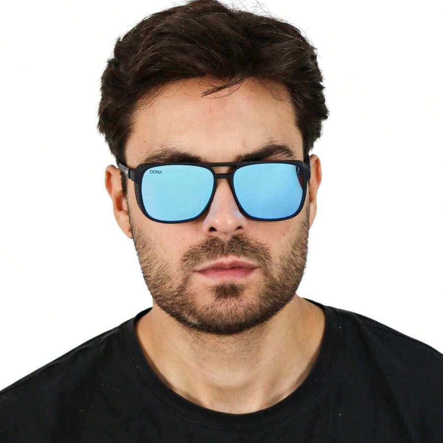 Men Sunglasses - Màu xanh lam - Xem 1