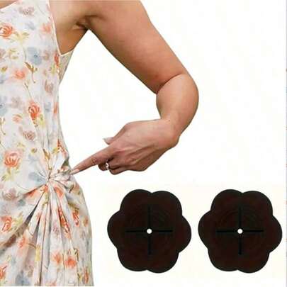 2 件天使主题连衣裙夹 - 防滑、隐形腰部和背部可调节，完美适合连衣裙、裙子、衬衫和披肩