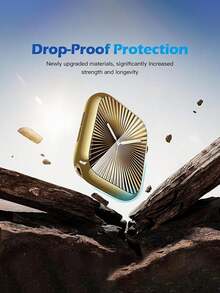 1pc Transparent 360° Full Coverage Protective Case For New S10 Series, Anti-Drop Design, Compatible With Apple Watch Ultra/SE/8/7/6/5/4/3/2/1/S10 - Gold - View 4