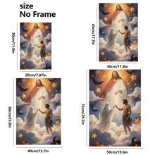 1 Piece,Abstract Ghost Art , Halloween Modern Frameless Art Decoration Painting, Printed Posters Mural, Waterproof Canvas,Suitable For Home, Office, Bedroom, Living Room, Study, Bathroom, Bar, Wall Arts And Home Decoration, Is An Ideal Holiday Gift