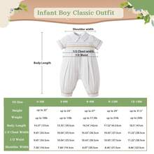 New Style Baby Boy Embroidered White Dress Jumpsuit 2025 Hot Style 100-Day Baby Boy Pure Cotton Dress Ceremonial Sense King