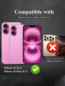 [5 件套] 相机镜头保护膜适用于 16/16pro/16promax/16plus/15/15pro/15promax/13 6.1 英寸/13 Mini 5.4 英寸钢化玻璃屏幕保护膜，高清透明 [防刮] [无气泡] [手机镜头保护膜和手机配件]