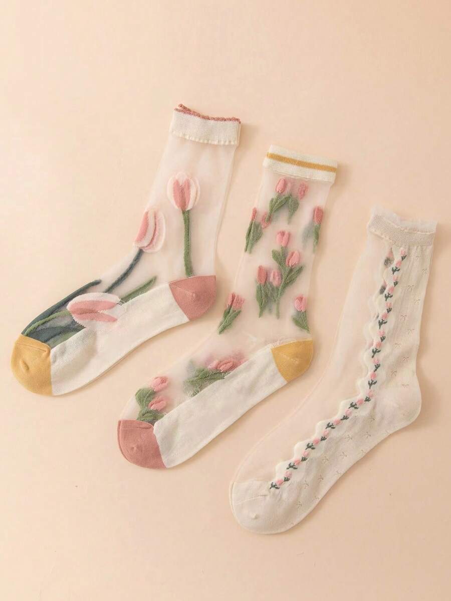 Calcetines de tripulación para mujer