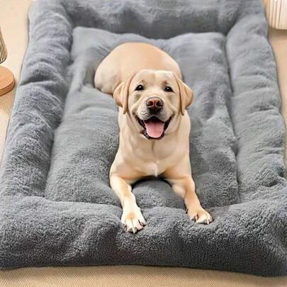 Plush Pet Cat Dog Sofa Bed - Ultra Thick & Soft Pet Mat Suitable For Small To Large Dogs, Gift For Dog & Cat Lovers, Durable Modern Pet Bed, Large Dog Bed