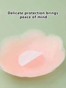2/12 PCS Nipple Covers For Women, Reusable Nipple Coverings, Nipple Pasties, Boob Pasties, Reusable Silicone Adhesive Invisible Pasty Nipple Covers For Women With Travel Box