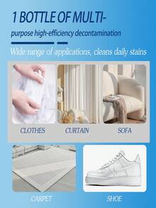 Jue-Fish 260g Biological Enzyme Cleaning Agent, It Can Quickly Remove Stains From Clothes, And Is Also Suitable For Any Fabric Sofa, Carpet, Clothing, Textile Products, Silk, Etc. It Effectively And Thoroughly Cleans Clothing Stains, Emits A Fragrance, And Leaves Clothes Bright And Clean As New.