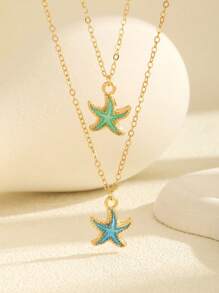 3 colores Collar de cadena de clavícula de mujer con colgante de cruz versátil y dulce, apto para fiesta, cita, playa, vacaciones y uso diario