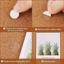 500pcs Double-Sided Waterproof Adhesive Dots - Strong Sticky, Damage Free And Reusable Sticky Pads, For Labels & Organization, Cable/Package Management, Suitable For Plastic & Rubber