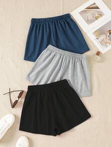 Three Pieces Sports Shorts, Slightly Stretchy, Suitable For Summer Wear, Suitable For Outdoor, Sports, Travel, City Roaming And Other Occasions, Comfortable And Easy To Match, Outdoor Sports Shorts, Women's Three Pieces Shorts, Women's Sports Shorts, Sports Casual Shorts, Summer Shorts, Three Pieces Shorts