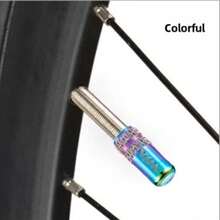 Nắp van lốp xe VXM bằng hợp kim nhôm nhiều màu sắc, phù hợp cho xe đạp leo núi và xe đạp đường trường, phụ kiện chống bụi. - Nhiều màu - Xem 3