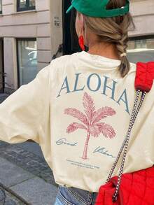 1 chiếc áo thun cổ tròn tay ngắn in họa tiết nhiều màu sắc thường ngày cho bé gái, quần áo mùa hè cho học sinh - Họa tiết thời trang sống động truyền cảm hứng cho trí tưởng tượng và thể hiện bản thân - Màu be - Xem 10