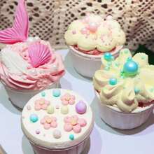 Perlas blancas rociadas, decoraciones para pasteles para hornear, adornos de helado y decoración de galletas, suministros para de boda LAZ9 - Mezclado - Ver 7