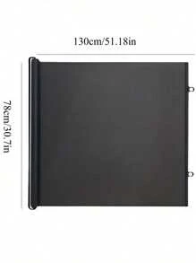 Adjustable Black Pet Gate Door, Easy Install No-Drill Indoor Stair Fence, Dog Gate, Cat Enclosure, Self-Closing Pet Door Gate For Indoor Outdoor Use