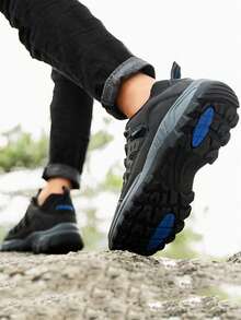 Męskie buty do wspinaczki na świeżym powietrzu, buty wspinaczkowe, codzienne buty trekkingowe, codzienne trampki, czarne