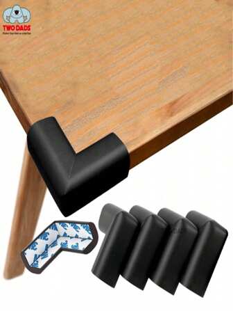 3M 4/8/12 piezas Protectores de esquina para bebé, material NBR de alta densidad, protectores de muebles, protección infantil, se ajusta a mesa, gabinete, cama, previene golpes, diseño estético