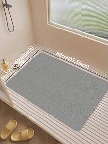 [防滑淋浴垫] 速干防滑 1 件淋浴垫，舒适浴室垫，纹理表面，易于清洁的淋浴地垫，1 厘米厚度，带排水孔的浴室防滑垫，快干 PVC 淋浴垫，适用于潮湿区域，淋浴房，防水且易于清洁，防滑淋浴垫，适用于入口通道防尘垫，返校浴室厨房装饰 - 彩色 - 查看 15