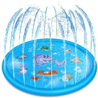 1 st. Buitenwatersproeimat/Gazonsproeier, Interactief buitenplezier voor volwassenen en kinderen, Zomers verkoelend speelgoed