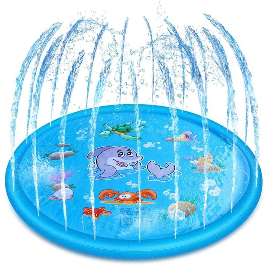 1pc Outdoor Water Spray Mat/Lawn Water Sprinkler, Interactive Outdoor Fun For Adults & Kids, Summer Cooling Toy