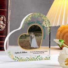 1 Stück Lustige acryl Hochzeitsgeschenk Ornament - Personalisierter klarer Anhänger für beste Freundin, Freund, Brautjungfer, Trauzeuge - Einzigartige Dekoration für Hochzeit, Junggesellenabschied, Verlobung, Jahrestag - Individuelle Aufbewahrung für Schreibtisch, Regal, Schlafzimmer - Kreative und herzliche Geschenkidee