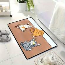 1pc, Suitable For Foyer, Living Room, Patio, Photography Prop - Ideal Housewarming Gift, Multipurpose Home Decor, Mixed Style. Doormat, Small Rug, Welcome Mat, Carpet, Floor Mat, Outdoor Doormat, Kitchen Rug, Home Decor, Front Door Mat, Area Small Rug, Outdoor Mat, Home Decor, Area Rug, Garden Rug, Washable Carpet. - Multicolor - View 5