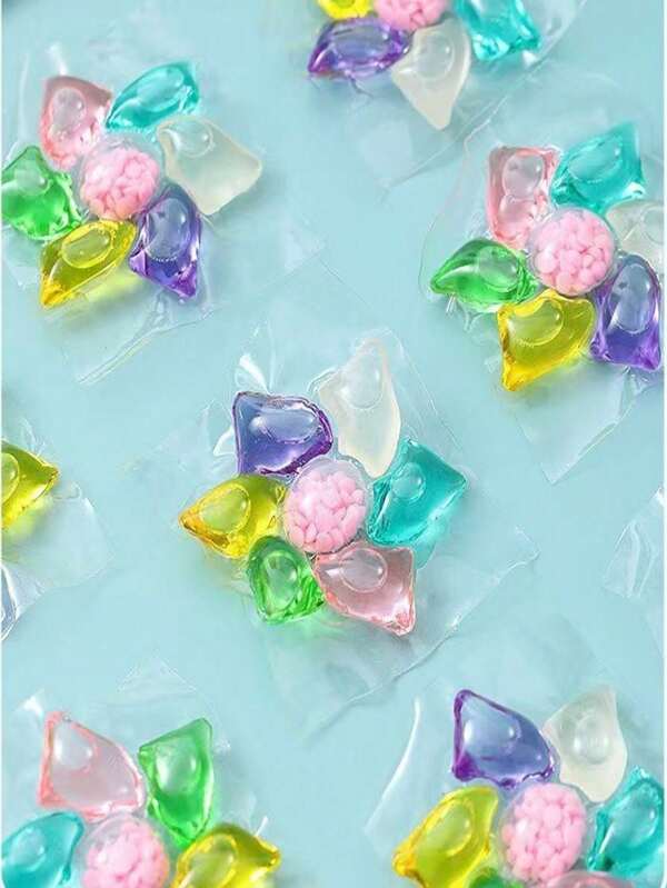 7-In-1 Scented Laundry Detergent Pods, Multi-Color, Cleaning, Fragrance, High Capacity