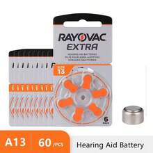 Hearing Aids Battery A13 13A 13 P13 PR48 1.45V RAYOVAC EXTRA Zinc Air Batteries For BTE CIC RIC Sound Amplifier Earphones - A13 - View 1