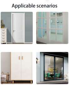 5 件重型不锈钢门锁 - 工业级，耐用旋转门扣，带钥匙控制，适用于家庭和浴室安全，浴室门把手