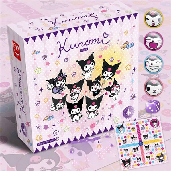 Sanrio 1pc.Sanrio Flying Chess Cinnamon Dog Culomi Gift Mini Tabletop Multi-Functional Game