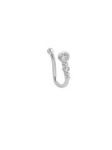 1pc Minimalist U-Shaped Nose Clip, Geometric Design, Personalized Charm, Versatile, No Piercing Required