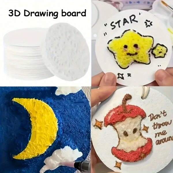 3D Circular Foam Art & Craft Paper, Fun Paper Craft DIY Activities And Creative Projects, 3D Textured Foam Painting Paper, Ideal Choice For Artists And Artisans, Craft Supplies, Art & Craft Projects, Painting Art Supplies, Back To School