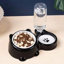 2-In-1 Pet Food And Water Dispenser - Tilted Elevated Bowl For Cats And Dogs With Non-Slip Base - Multicolor - View 9