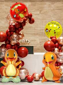 pokemon Pokemon Pikachu Arch Balloon Theme Set, Party Balloon, Birthday Theme, Theme Balloon Set, Party Event Decoration, Wedding Birthday Decoration, Wedding Ceremony Decoration, Balloon Chain, Party Supplies, Party Balloon
