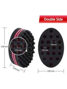 1 件椭圆形双面魔法理发海绵刷扭发,海绵发型工具,带小孔,用于扭发,魔法海绵刷,非洲发型,卷曲和卷发,适合波浪发型,短发和长发,护发配件(小孔)适合家庭和旅行使用,家庭沙龙发型设计,返校,旅行,女士发饰,刷子,发刷,边缘刷,刷头发,发梳,梳头发,顺发刷,球刷,迷你发刷,发刷套装,木梳,梳子,光滑后刷,发刷,边缘刷,刷头发,发梳,发刷套装,梳头发,迷你发刷,顺发刷,美发产品,美发工具,美发用品,护发,卷发刷,理发师,理发配件,美发设备,旅行必需品,旅行必需品,发型,美发 - 彩色 - 查看 8