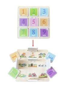 إطار سلم تسلق لوحة كسرة مبكرة التعليمية للأطفال، ألعاب تجميع لوحة المباراة لأعمار من 2-3 سنوات