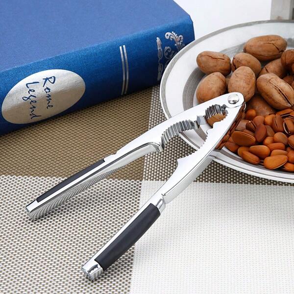 1pc Multi-Purpose Nut Clamp, Aluminum Alloy/Zinc Alloy Nutcracker Tool For Almonds, Walnuts, Macadamia Nuts, Hazelnuts