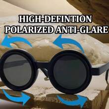New ND2-400 Adjustable Dimming Glasses Round UV400 9 Level ND Filter Polarized Fashion Glasses Fashion Glasses Outdoor