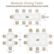 Tribesigns Square Dining Table For 2, 31.5" Industrial Dinner Table With Metal Base, Kitchen Table For Dining Room, Small Space, Apartment, White & Gold - 白色和金色 - 查看 7