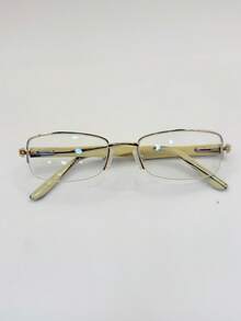 1PC Metal Eyeglasses Frame-PROMOTION - Plateado - Ver 2